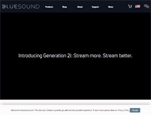 Tablet Screenshot of bluesound.com